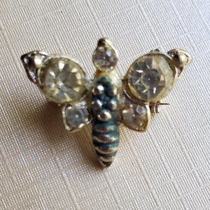 Mini Vintage Butterfly Brooch
